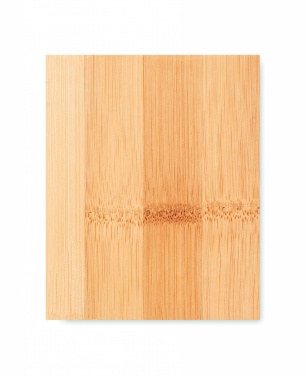 Logo trade promotional items picture of: Bamboo pen holder and LCD clock